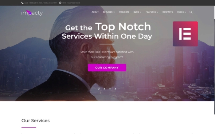 Impacty – Business Consulting WordPress Elementor Theme 1.0.0