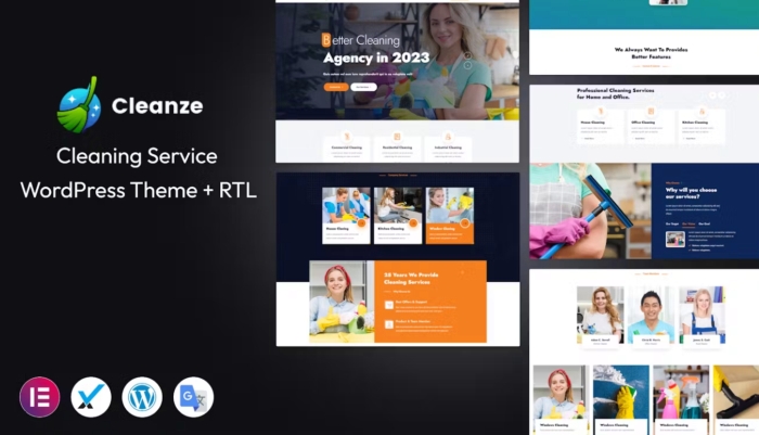Cleanze – Cleaning Service WordPress Theme 1.0.8