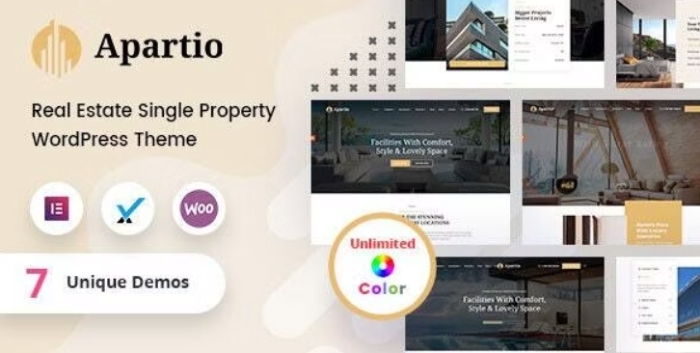 Apartio – Single Property WordPress Theme + RTL 2.3