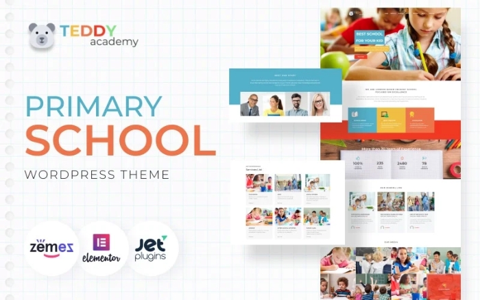 Teddy Academy – Primary School WordPress Elementor Theme 1.0.1