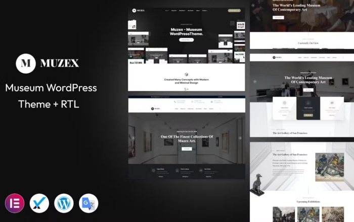 Muzex – Museum WordPress Theme + RTL 2.0.0