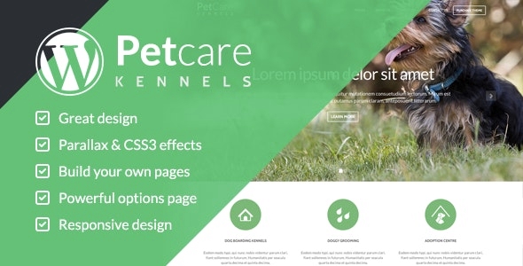 PetCare Dog Kennels WordPress Theme 1.4.1