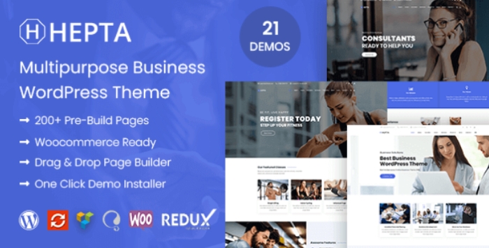 Hepta – Multipurpose Business WordPress Theme 3.2.3