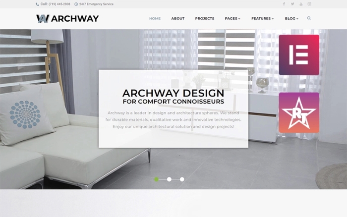 Archway – Architecture Agency WordPress Elementor Theme 1.0.0