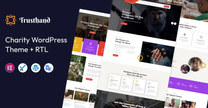 Trusthand – Charity WordPress Theme 1.0.1