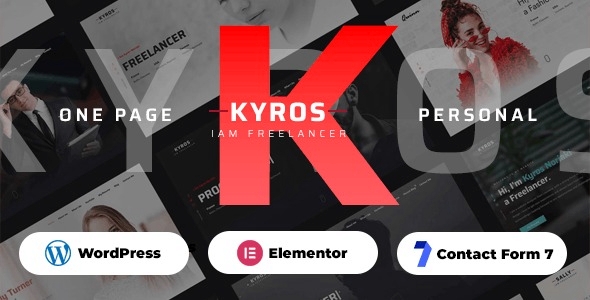Kyros – Personal Portfolio CV Resume Theme 1.0.7