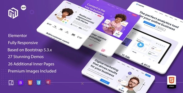 MartexMartex – Software SaaS & Startup Landing Page WP Theme 1.0.4.1