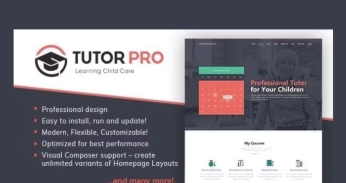 Tutor Pro – Education WordPress 1.1.2