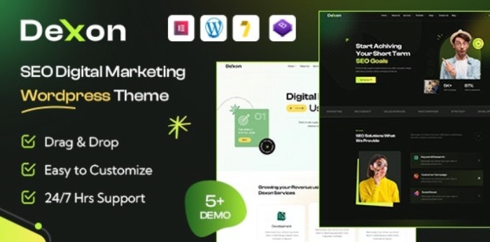 Dexon – SEO & Digital Marketing WordPress Theme 1.0.0