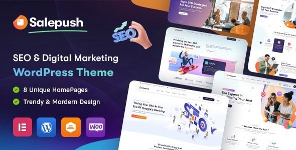 Salepush SEO & Digital Marketing WordPress Theme 1.0.0