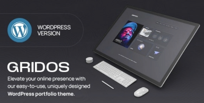 Gridos – Creative Personal Portfolio WP Theme 1.0.