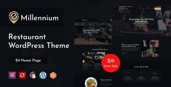 Millennium – Restaurant WordPress Theme 1.0