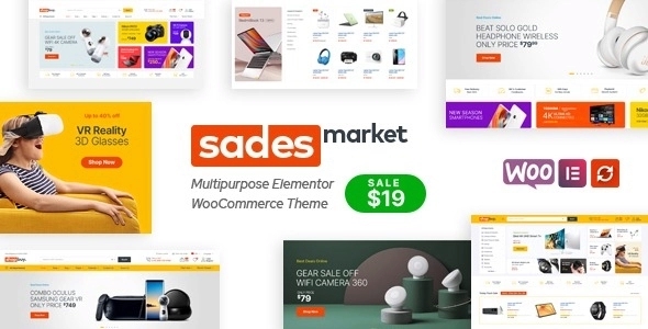 SadesMarket – Multipurpose WordPress Theme 1.0.1