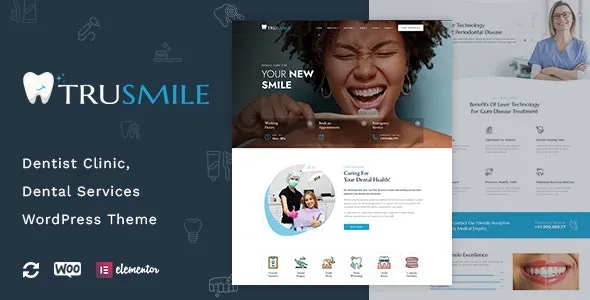 TruSmile – Dentist WordPress Theme 1.0.1