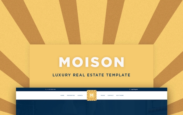 Moison Real Estate Luxury WordPress Theme 1.0