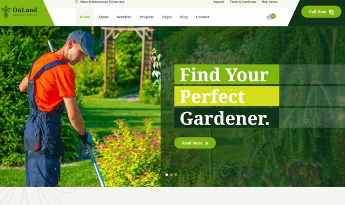 OnLand – Gardening WordPress Theme 1.0.8