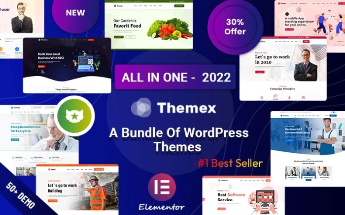 Themex – Responsive Multi-Purpose WordPress Theme 1.0.0
