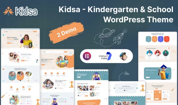 Kidsa – Kindergarten & School WordPress Theme 1.2.0