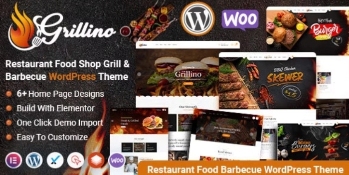 Grillino – Grill & Restaurant Shop WordPress Theme 1.4
