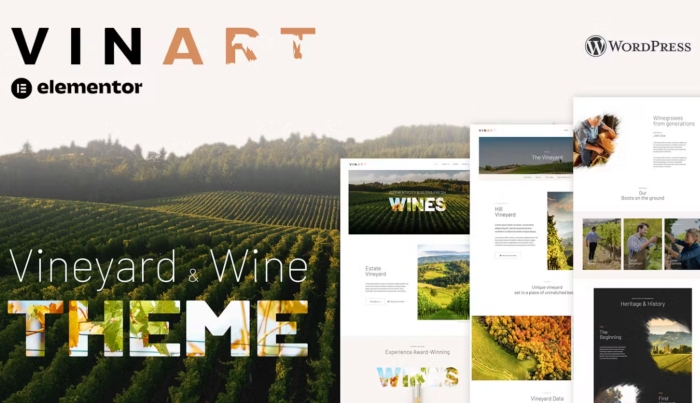 Vinart – Wine WordPress Theme 1.2