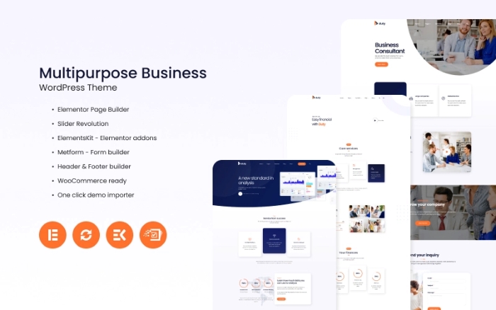 Duty – Multipurpose Business WordPress Theme 1.2.0