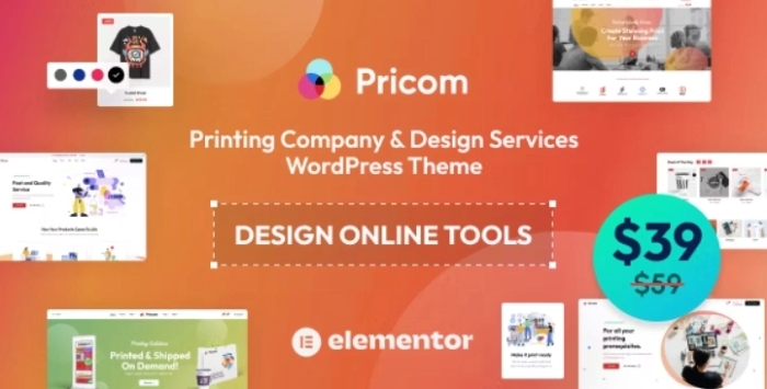 Pricom – Printing Company & Design Services WP Theme 1.5.8