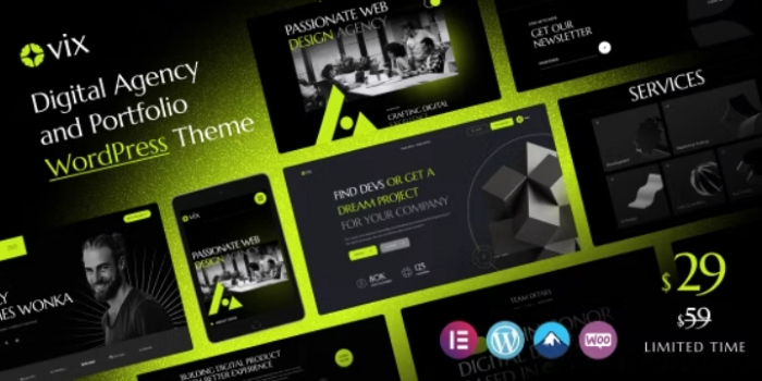 Ovix – Digital Agency & Creative Portfolio WordPress Theme 1.0.0