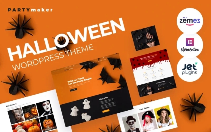 PartyMaker – Halloween WordPress Theme 1.0.1