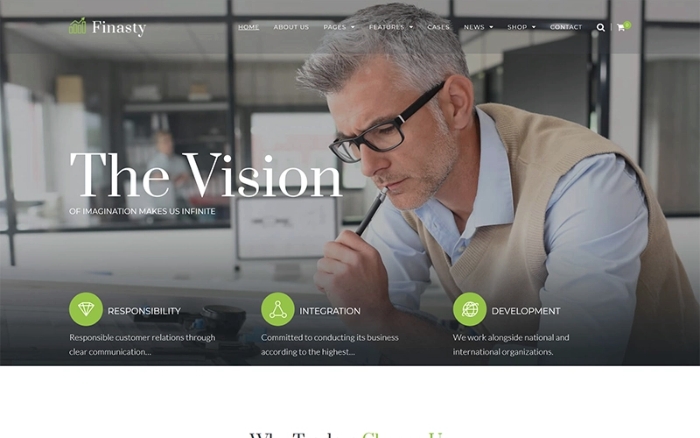 Finasty – Efficient Business Services WordPress Theme 1.0.1