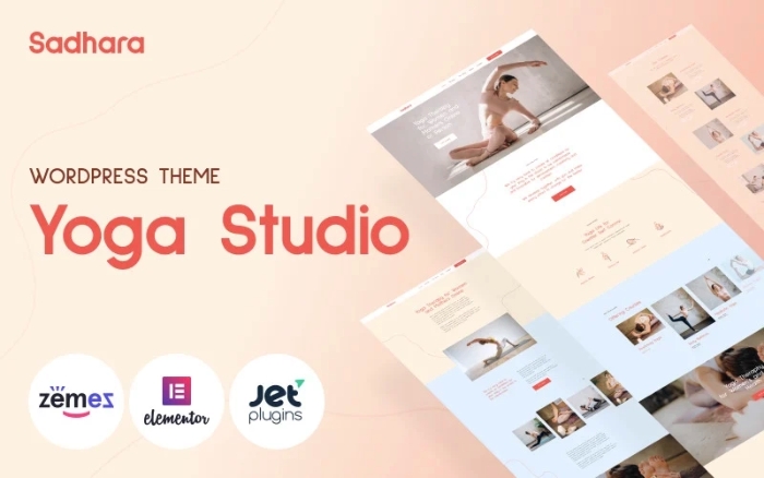 Sadhara – Yoga Studio WordPress Theme 1.0.1