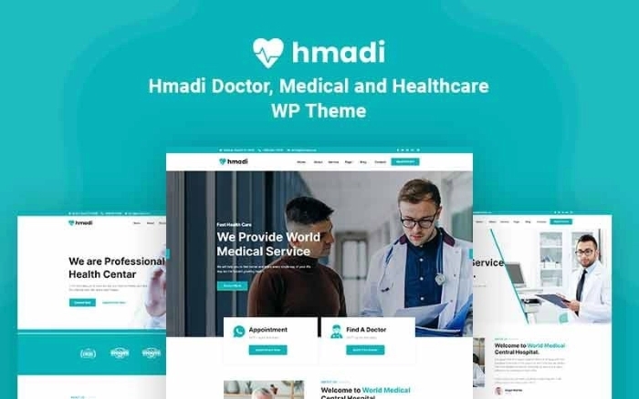 Hmadi – Doctor Medical And Healthcare WP Theme 1.0.1