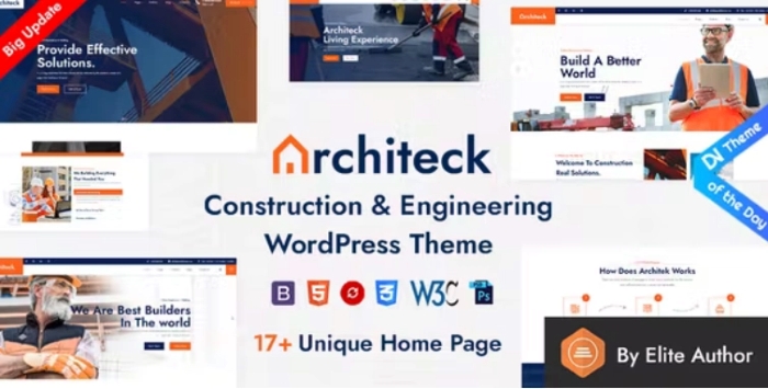 Architeck – Construction WordPress Theme 2.0
