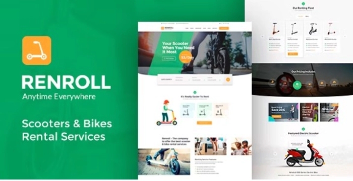 Renroll - Scooter & Bike Rentals Theme 7.1