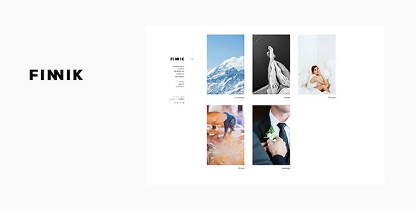 Finnik – Minimal WordPress Theme for Photographers 2.1.0