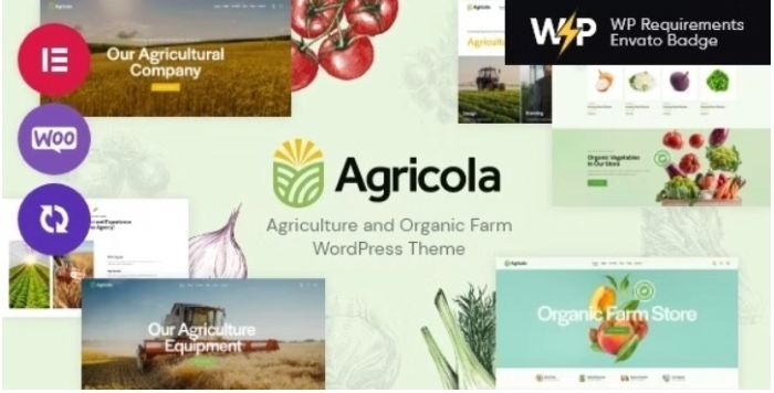 Agricola – Agriculture and Organic Farm WP Theme 1.9.0