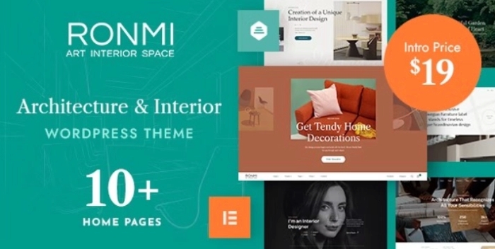 Ronmi – Architecture and Interior Design WordPress Theme 1.1