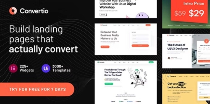 Convertio – Conversion Optimized Landing Page Theme 3.0.5