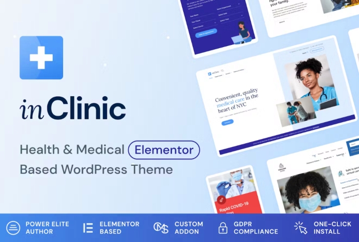 InClinic - Healthcare & Medical WordPress Theme 1.1.4