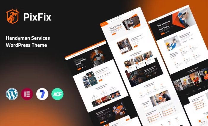 PixFix - Handyman Services WordPress Theme 1.0.1