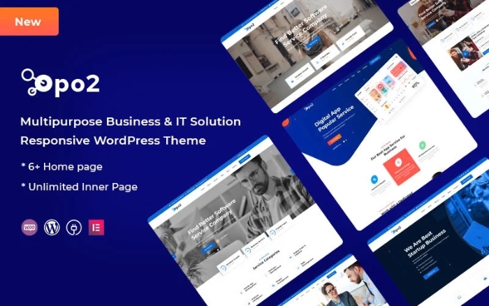 Opo2 – Multipurpose Business and It Solution WP Theme 1.0.1