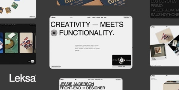 Leksa – Creative Portfolio Showcase Theme 1.0.0
