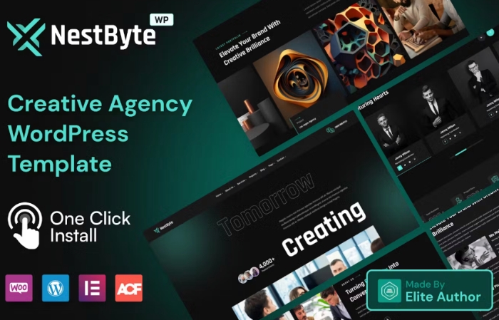 Nestbyte – Creative Agency and Startup WordPress Theme 1.2.2