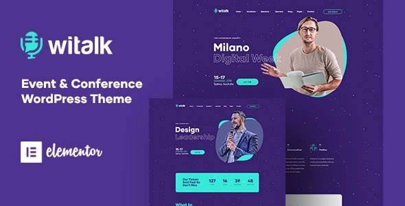 WiTalk – Event & Conference WordPress Theme 1.0.5