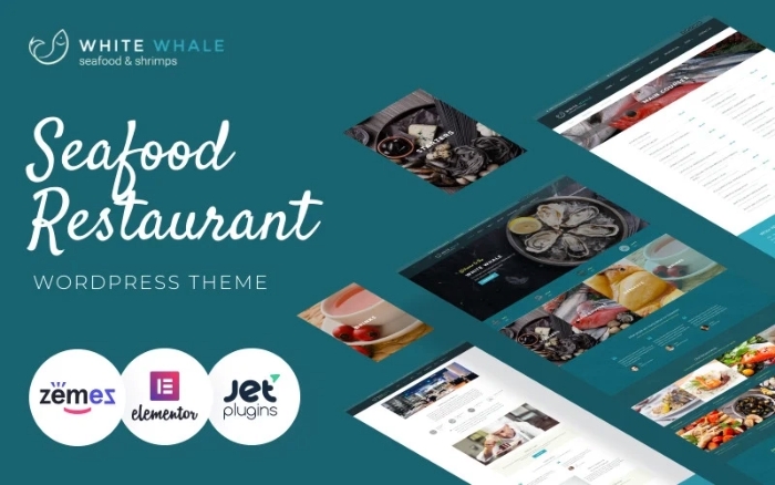 White Whale – Seafood Restaurant WP Theme 1.0.1