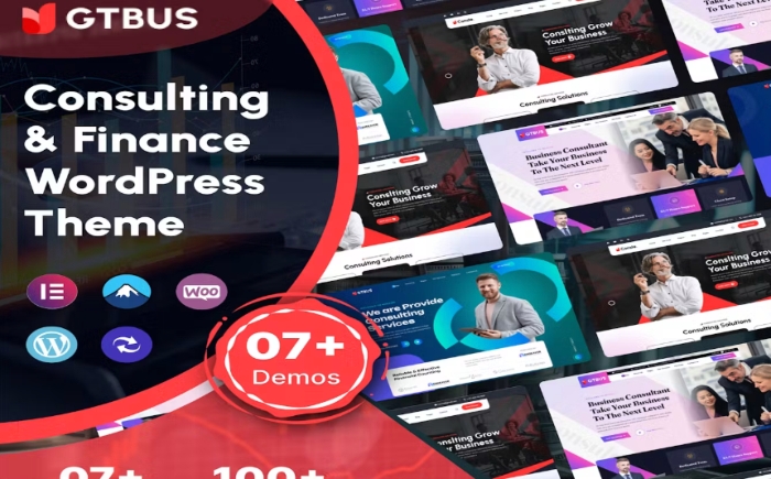 GTBUS – Consulting & Finance WordPress Theme 1.0.0
