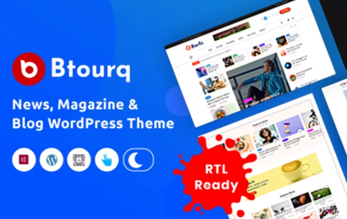 Btourq – WordPress News Magazine Theme 1.0.6