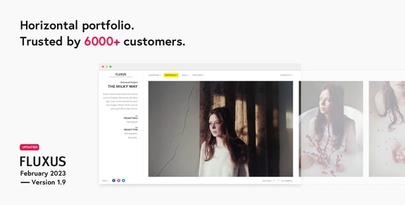 Fluxus – Horizontal Portfolio Theme 1.9