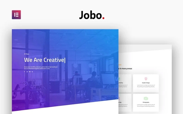 Jobo – Creative Portfolio Modern WP Elementor Theme 1.0.0