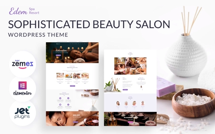 Edem – Sophisticated Beauty Salon WordPress Theme 1.0.1