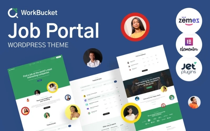 WorkBucket – Job Portal Recruitment Directory WP Theme 2.1.0